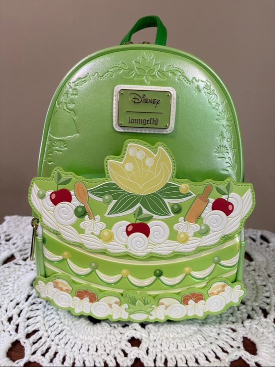Loungefly Handbags - Disney  Loungefly Tiana Princess Cake Bag/Backpack